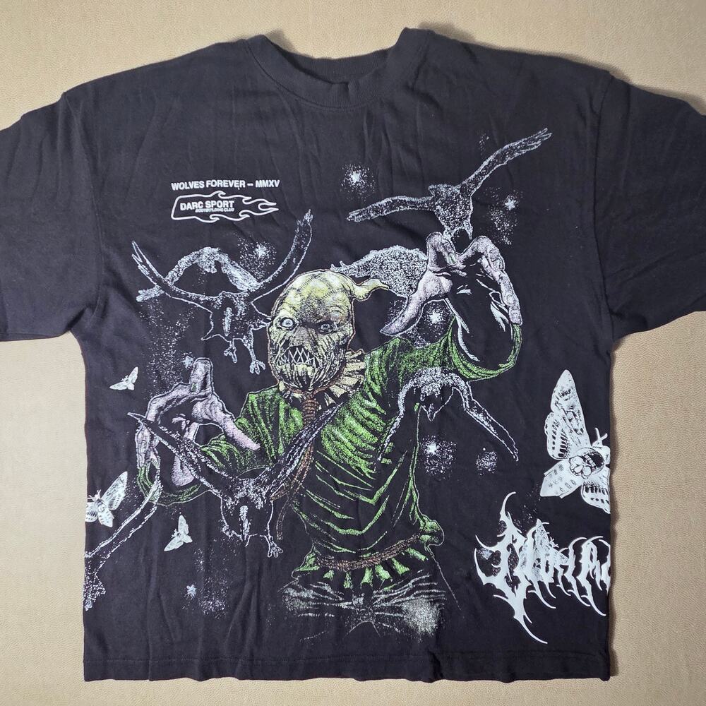 Darc Sport x Batman Scarecrow Born In Darcness Ch 2 Side By Side Tee L